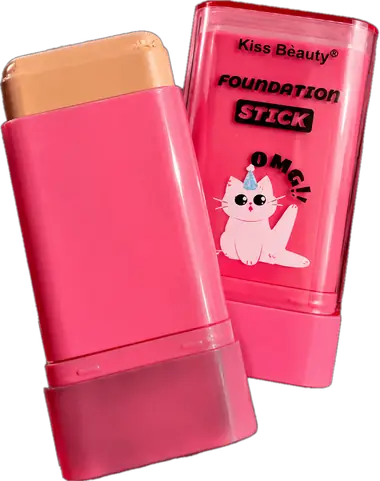 Base en barra Kiss Beauty abierta y cerrada