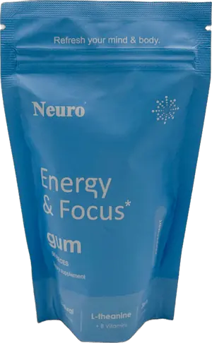 Bolsa de chicle Neuro Energy & Focus, 90 piezas