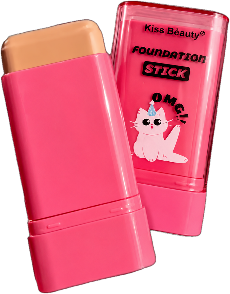 Base en barra Kiss Beauty abierta y cerrada