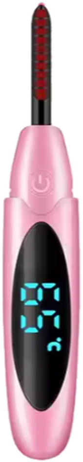 Rizador de pestañas eléctrico rosado